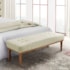 Recamier Santorini SPZ 140cm Veludo Bege