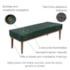 Recamier Santorini SPZ 140cm Veludo Verde