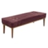 Recamier Santorini SPZ 140cm Veludo Vinho