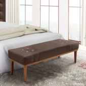 Recamier Santorini SPZ 160cm Veludo Marrom