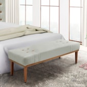 Recamier Santorini SPZ 160cm Veludo Prata