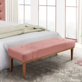 Recamier Santorini SPZ 195cm Veludo Rosa
