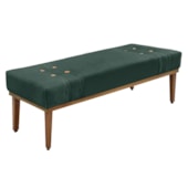 Recamier Santorini SPZ 195cm Veludo Verde