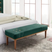 Recamier Santorini SPZ 195cm Veludo Verde