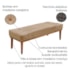 Recamier Santorini SPZ 90cm Suede Bege