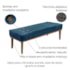 Recamier Santorini SPZ 90cm Veludo Azul Marinho