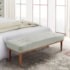 Recamier Santorini SPZ 90cm Veludo Prata