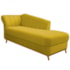 Recamier Vanessa 140cm Lado Direito Suede Amarelo - Amarena Móveis