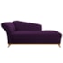 Recamier Vanessa 140cm Lado Direito Suede Roxo - Amarena Móveis