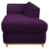 Recamier Vanessa 140cm Lado Direito Suede Roxo - Amarena Móveis