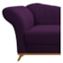 Recamier Vanessa 140cm Lado Direito Suede Roxo - Amarena Móveis