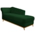 Recamier Vanessa 140cm Lado Direito Suede Verde - Amarena Móveis