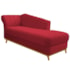 Recamier Vanessa 140cm Lado Direito Suede Vermelho - Amarena Móveis