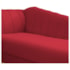 Recamier Vanessa 140cm Lado Direito Suede Vermelho - Amarena Móveis