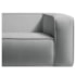 Sofá 2 Lugares 160cm Orgânico Luxo Recepção Cecília Bouclé  Cinza - Amarena Móveis