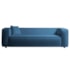 Sofá 2 Lugares 160cm Orgânico Luxo Recepção Cecília Linho Azul Royal - Amarena Móveis
