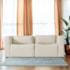 Sofá 2 Lugares Billy 150cm Orgânico Luxo Recepção Bouclé Bege