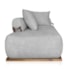 Sofá 2 Lugares Decoração Lazer Sala Ibiza SPZ 160cm Bouclé Cinza
