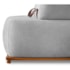 Sofá 2 Lugares Decoração Lazer Sala Ibiza SPZ 160cm Bouclé Cinza