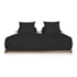 Sofá 2 Lugares Decoração Lazer Sala Ibiza SPZ 160cm Bouclé Preto