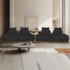Sofá 2 Lugares Decoração Lazer Sala Ibiza SPZ 160cm Bouclé Preto