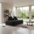 Sofá 2 Lugares Decoração Lazer Sala Ibiza SPZ 160cm Bouclé Preto
