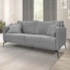 Sofá 2 Lugares Escritório Recepção Calypso SPZ 160cm Linho Cinza