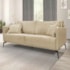 Sofá 2 Lugares Escritório Recepção Calypso SPZ 160cm Linho Dourado