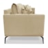 Sofá 2 Lugares Escritório Recepção Calypso SPZ 160cm Linho Dourado