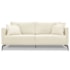 Sofá 2 Lugares Escritório Recepção Calypso SPZ 160cm Linho Pérola