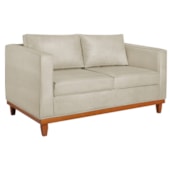 Sofa 2 Lugares Europa Bouclé Bege - Amarena Móveis