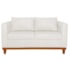 Sofa 2 Lugares Europa Bouclé Branco - Amarena Móveis