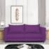 Sofá 2 Lugares Lisboa Suede Roxo - Amarena Móveis