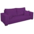 Sofá 2 Lugares Madri Suede Roxo - Amarena Móveis