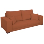 Sofá 2 Lugares Madri Suede Terracota - Amarena Móveis