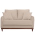 Sofá 2 Lugares Sala de Estar Recepção Luxo Conforto Benny 140cm Linho Bege