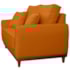 Sofá 2 Lugares Sala de Estar Recepção Luxo Conforto Benny 140cm Linho Terracota