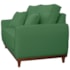 Sofá 2 Lugares Sala de Estar Recepção Luxo Conforto Benny 140cm Linho Verde