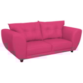 Sofá 2 Lugares Tulipa Suede Pink - Amarena Móveis