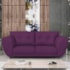 Sofá 2 Lugares Tulipa Suede Roxo - Amarena Móveis