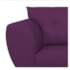 Sofá 2 Lugares Tulipa Suede Roxo - Amarena Móveis