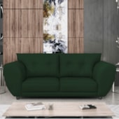 Sofá 2 Lugares Tulipa Suede Verde - Amarena Móveis