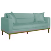 Sofá 2 Lugares Viena Suede Azul Ciano - Amarena Móveis