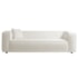 Sofá 3 Lugares 200cm Orgânico Luxo Recepção Cecília Bouclé  Branco - Amarena Móveis