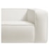 Sofá 3 Lugares 200cm Orgânico Luxo Recepção Cecília Bouclé  Branco - Amarena Móveis