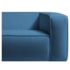 Sofá 3 Lugares 200cm Orgânico Luxo Recepção Cecília Linho Azul Royal - Amarena Móveis