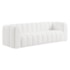 Sofá 3 Lugares 200cm Orgânico Luxo Recepção Giordana Bouclé  Branco - Amarena Móveis