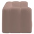 Sofá 3 Lugares 200cm Orgânico Luxo Recepção Giordana Linho Rose - Amarena Móveis