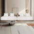 Sofá 3 Lugares Decoração Lazer Sala Ibiza SPZ 180cm Bouclé Branco