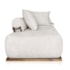 Sofá 3 Lugares Decoração Lazer Sala Ibiza SPZ 180cm Bouclé Branco